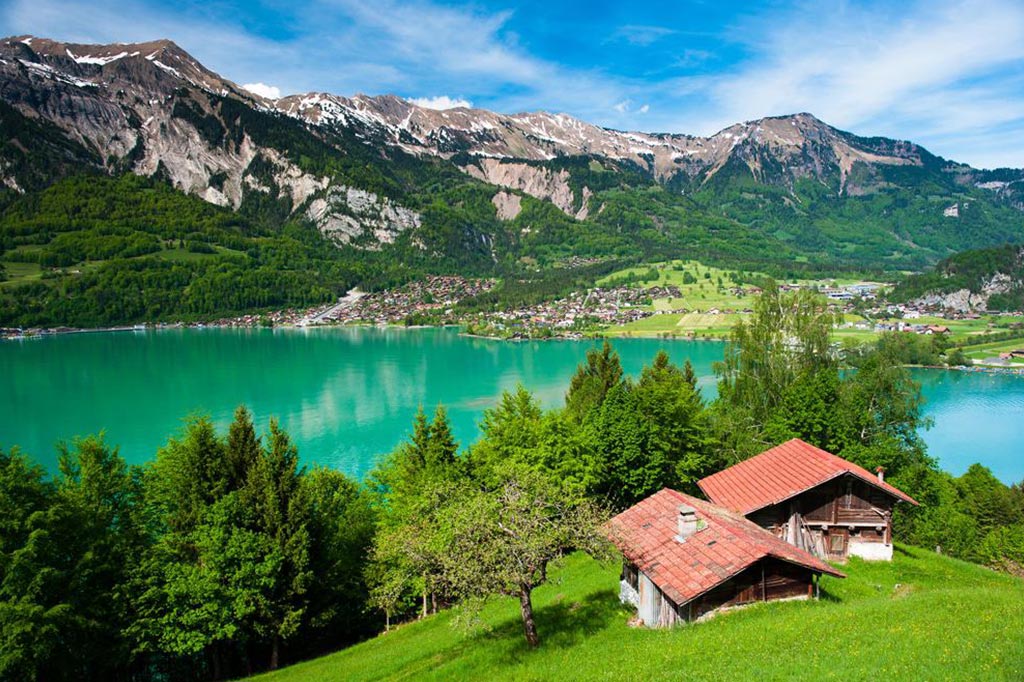 Skydiving in Interlaken Switzerland over the Swiss Alps