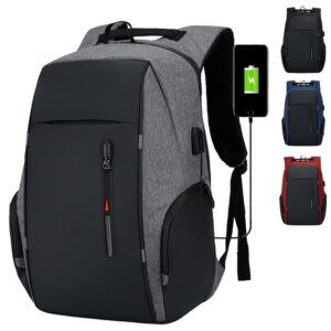 Anti-Theft Laptop Backpack with USB Charging Port