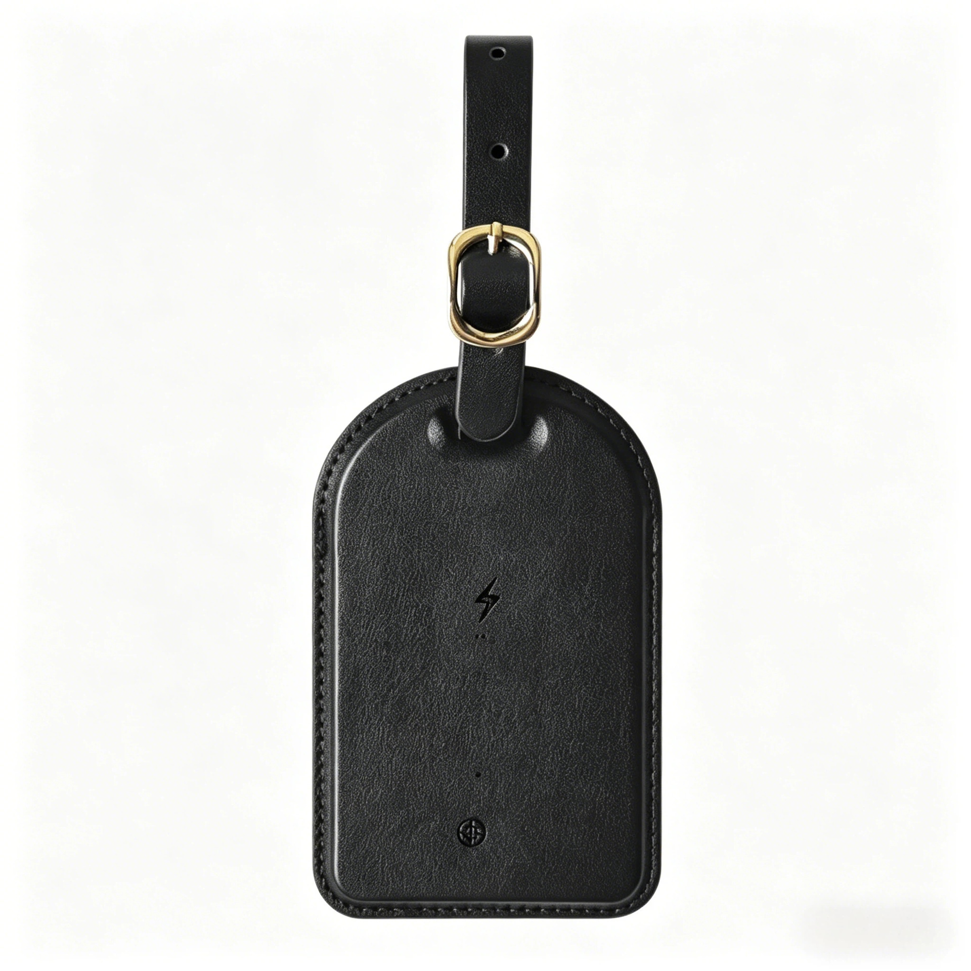 Mini Luggage Tracker with Leather Tag Case - Image 3
