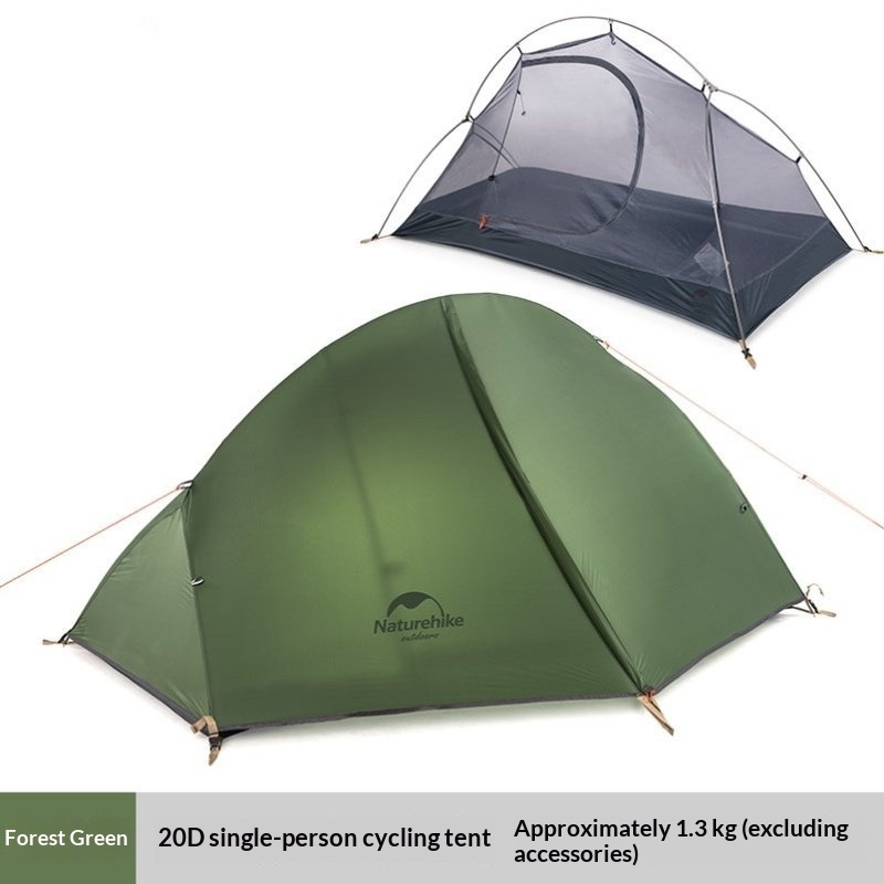 Ultralight 1-Person Backpacking Tent – 20D Silicone-Coated Nylon - Image 2