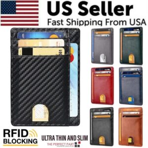 Slim RFID-Blocking Card Wallet